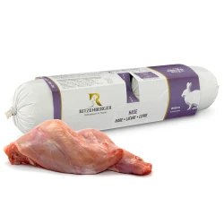 Zając 93% 2x400g kiełbasa dla psa alergika od Ritzenberger