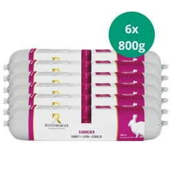Zestaw 6x800g Kiełbasa dla psa z Królika od Ritzenberger