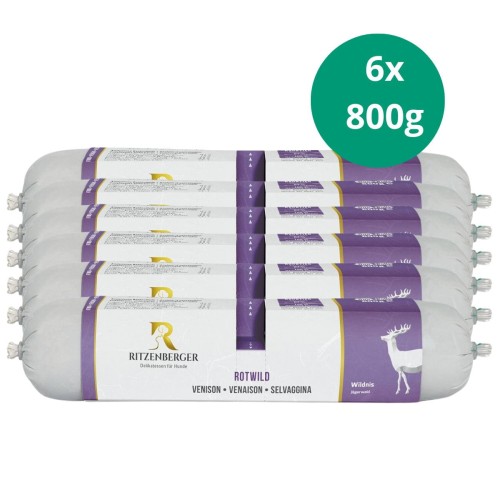 Ritzenberger jeleń – zestaw rolad 6 × 800 g