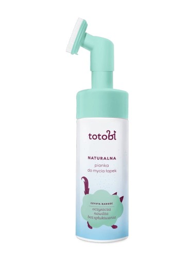 Totobi pianka do mycia łapek 200 ml – butelka ze szczoteczką