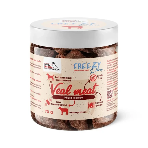 Syta Micha Freezy Pure cielęcina 70 g – liofilizowany przysmak
