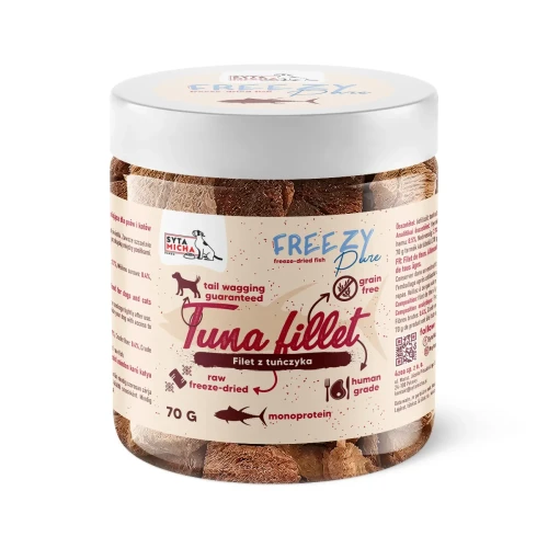 Syta Micha Freezy Pure tuńczyk 70 g – liofilizowany przysmak
