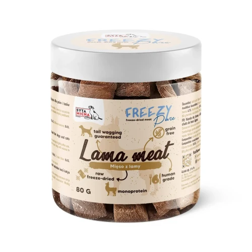 Syta Micha Freezy Pure lama 80 g – liofilizowany przysmak