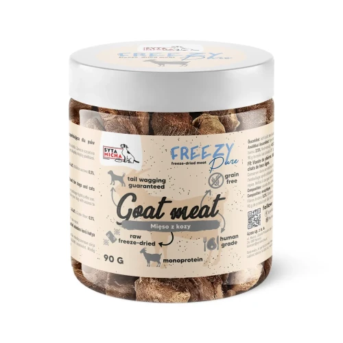 Syta Micha Freezy Pure koza 90 g – liofilizowany przysmak