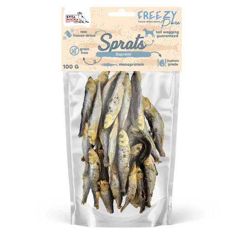 Syta Micha Freezy Pure – liofilizowane szprotki 100 g