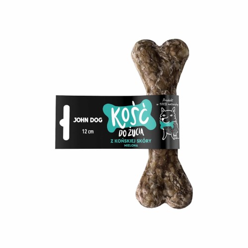 John Dog kość z końskiej skóry – długość 12 cm