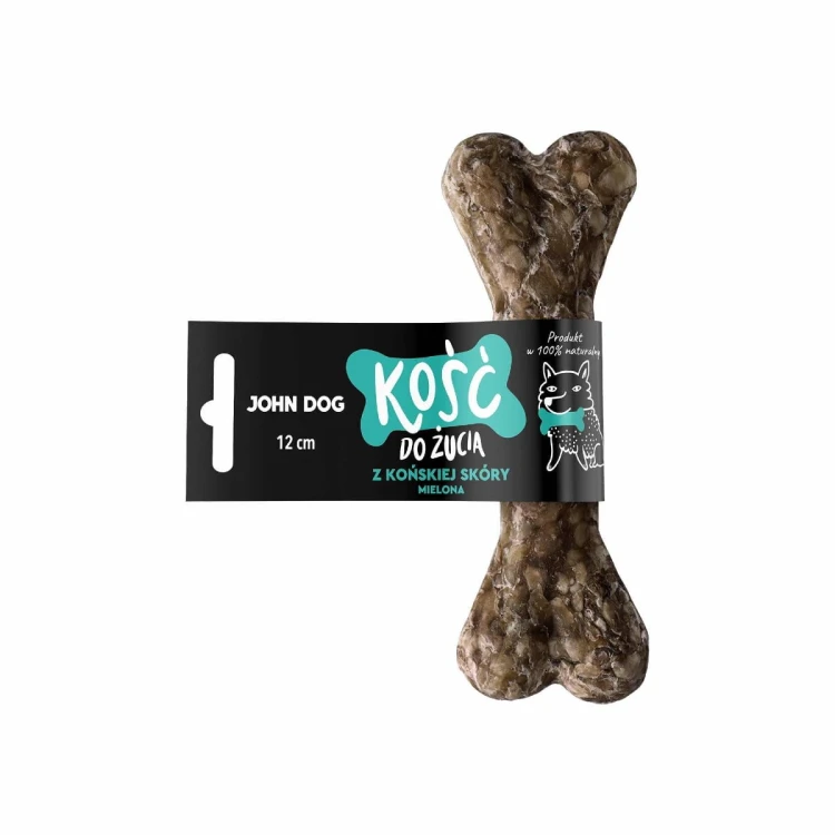 John Dog kość z końskiej skóry – długość 12 cm