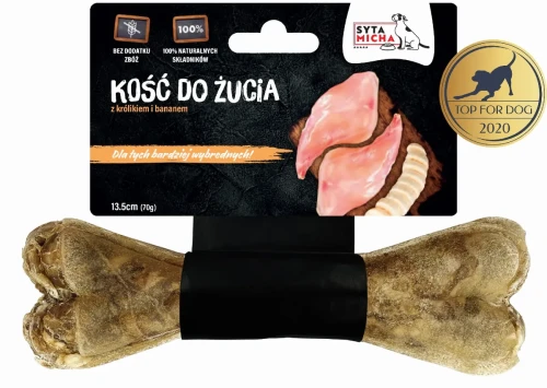 Syta Micha kość dla wybrednych psów – długość 13,5 cm
