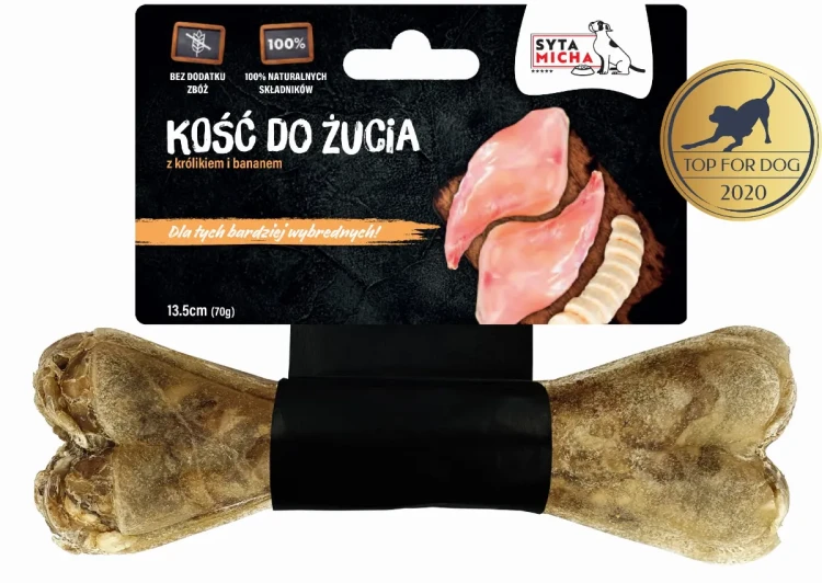 Syta Micha kość dla wybrednych psów – długość 13,5 cm