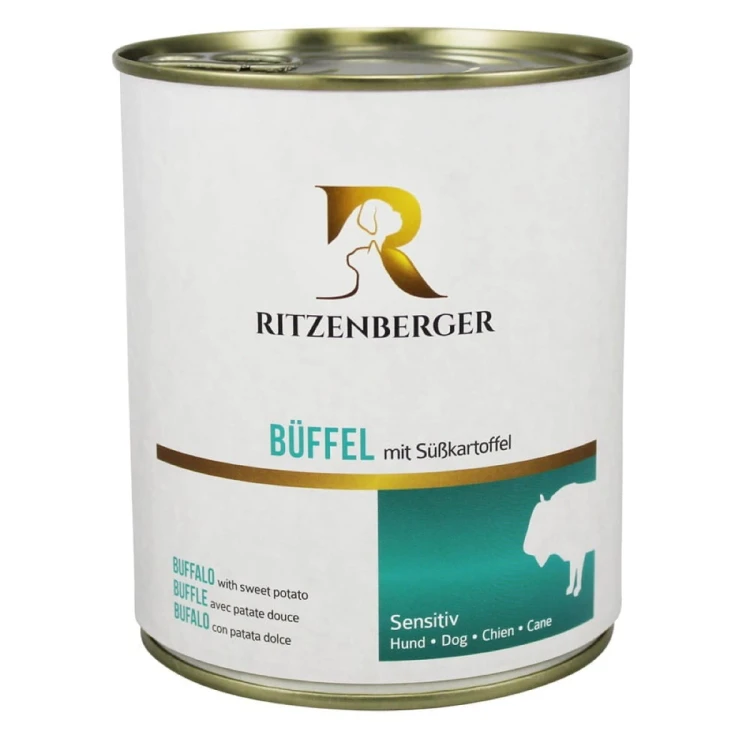Ritzenberger Sensitiv bawół 800 g – puszka karmy