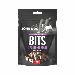 Chapsy Soft – Jeleń 100g John Dog  Półmiękkie Przysmaki dla Psa
