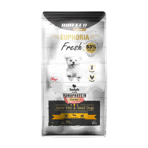 Euphoria Fresh Junior indyk 2 kg – mini i małe rasy