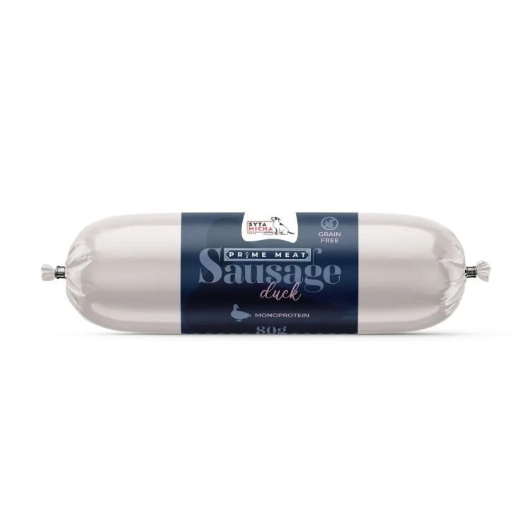 Syta Micha Prime Meat – kiełbaska kaczka 80 g