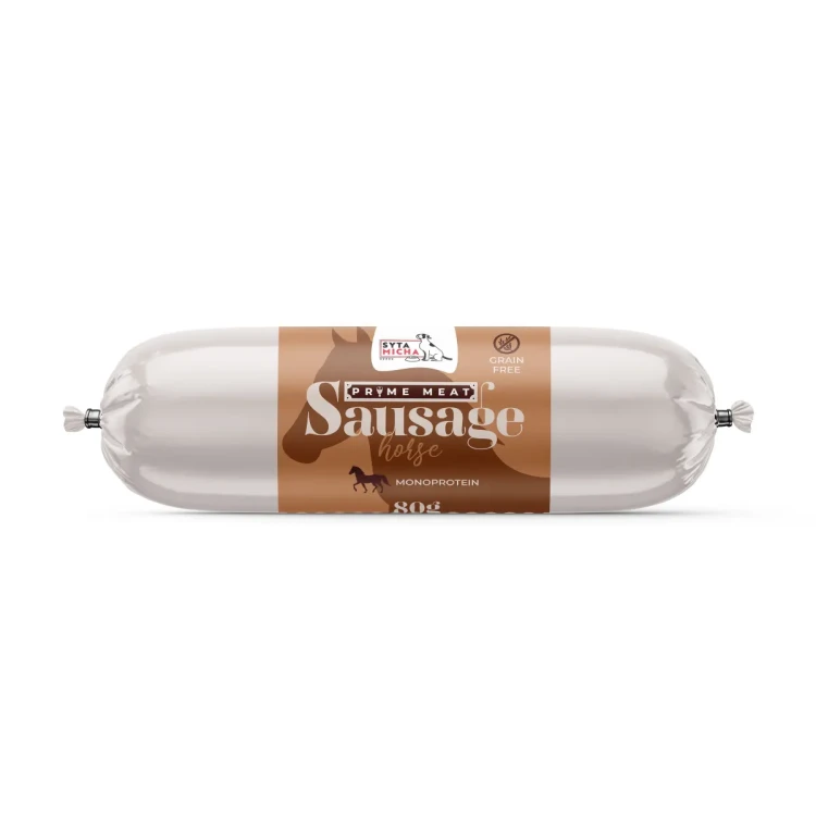 Syta Micha Prime Meat – kiełbaska konina 80 g