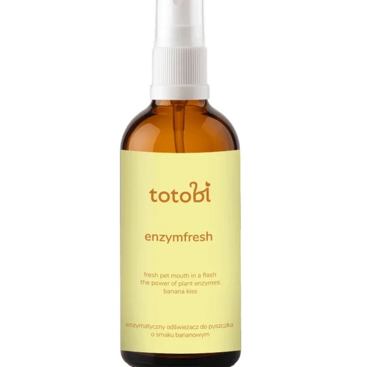 Totobi EnzymFresh Banana Kiss 100 ml – odświeżacz do pyszczka