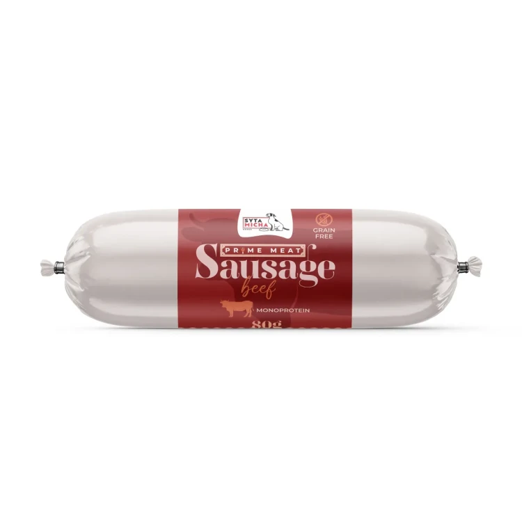 Syta Micha Prime Meat – kiełbaska wołowina 80 g