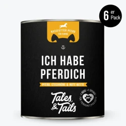 Mokra karma dla psa konina 6x800g - Tales & Tails Ich habe PFERDich