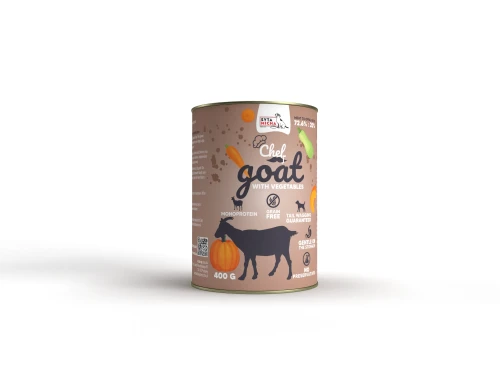 Syta Micha koza z warzywami 400 g – puszka mokrej karmy