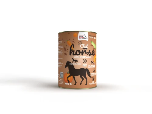 Syta Micha konina z warzywami 400 g – karma mokra