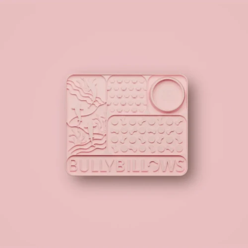 BullyBillows Dog Licking Munch Mats Pink – różowa mata do lizania dla psa