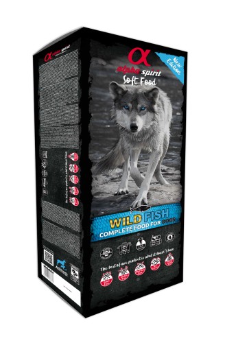Karma półwilgotna dla psa Alpha Spirit Wild Fish 9 kg 45x200 g