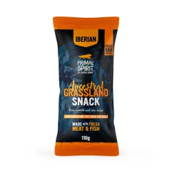 Primal Spirit Iberian Ancestral Grassland 110 g - miękkie przysmaki dla psa z wieprzowiną