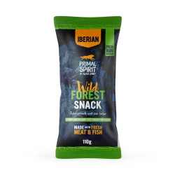 Primal Spirit Iberian Wild Forest 110 g - miękkie przysmaki dla psa z indykiem i wieprzowiną
