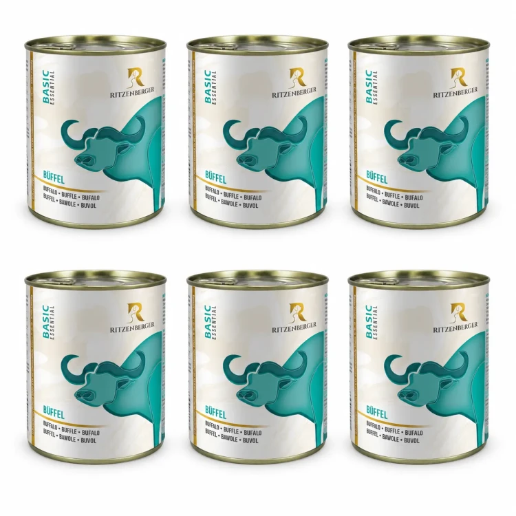 Ritzenberger Bawół Sensitiv 6 × 800 g – zestaw