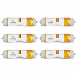 Ritzenberger Jagnięcina Pure 6 × 800 g – zestaw Duo-Rolls do uzupełniania diety psa