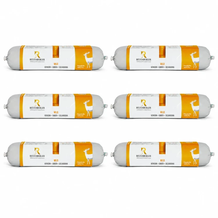 Ritzenberger Dziczyzna Pure 6 × 800 g – zestaw