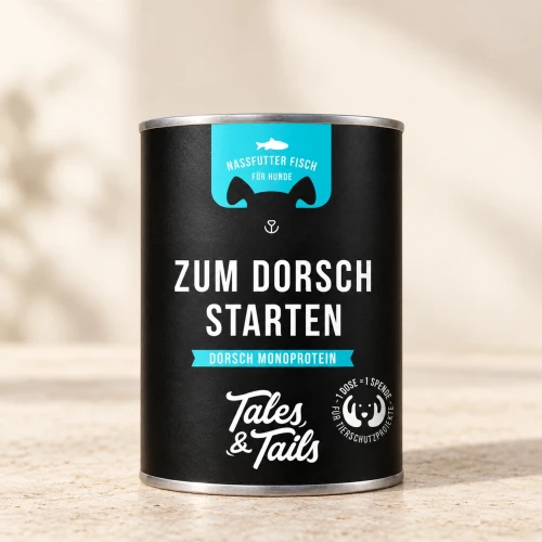 Dorsz 400 g — Na jasnym tle — Tales & Tails