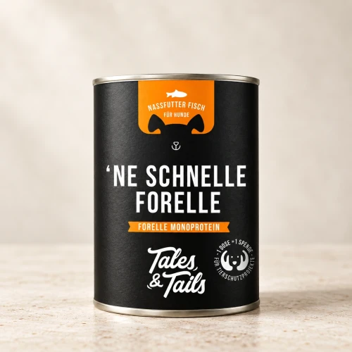 Pstrąg 400 g — Na jasnym tle — Tales & Tails