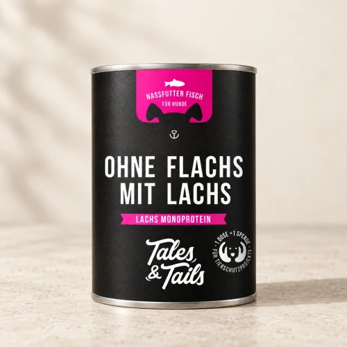 Łosoś 400 g — Na jasnym tle — Tales & Tails