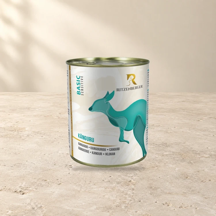 Ritzenberger Kangur Sensitiv 800 g – karma mokra dla psa — na jasnym tle