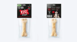 Kość do Żucia ze Żwaczem Wołowym 12cm JOHN DOG