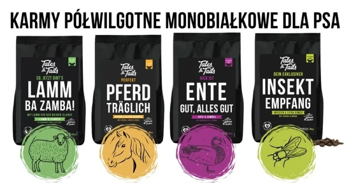 Karma półwilgotna monobiałkowa dla psa Tales and Tails