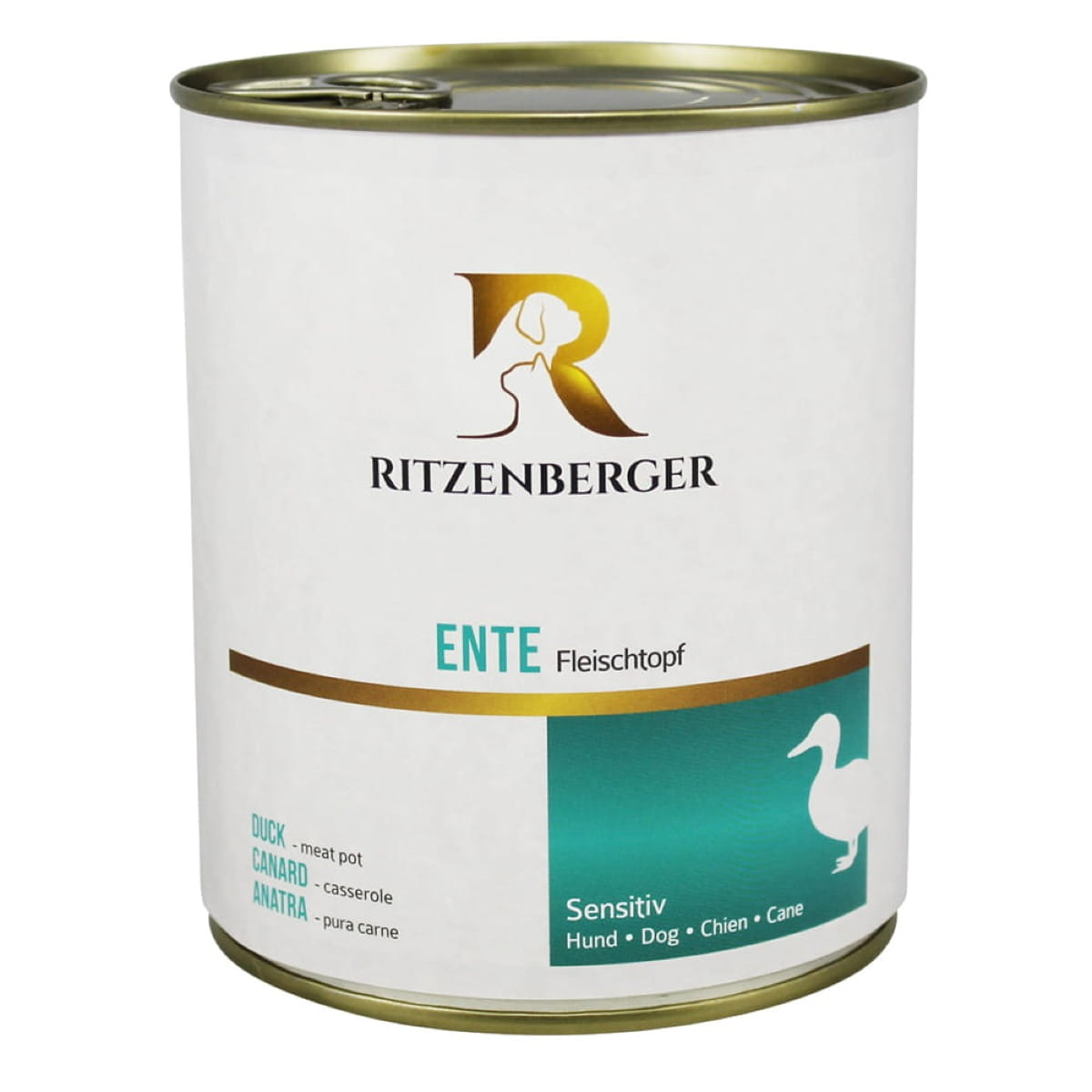 Ritzenberger Sensitiv kaczka 800 g – puszka karmy