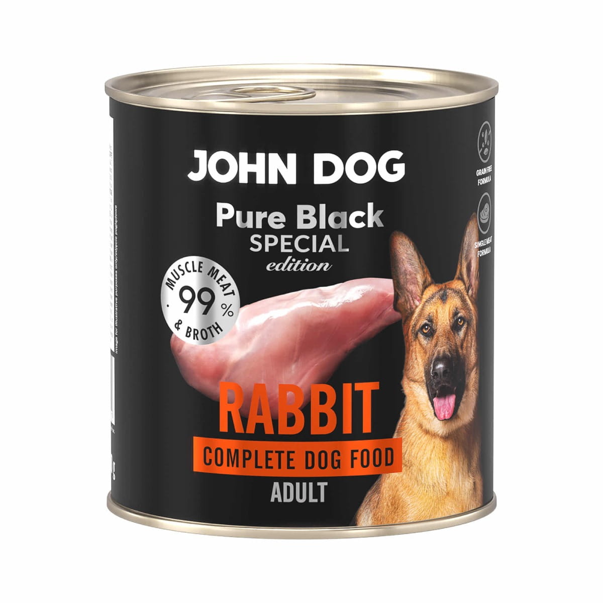 Mokra karma z królika dla psa z alergią – Pure Black 800g