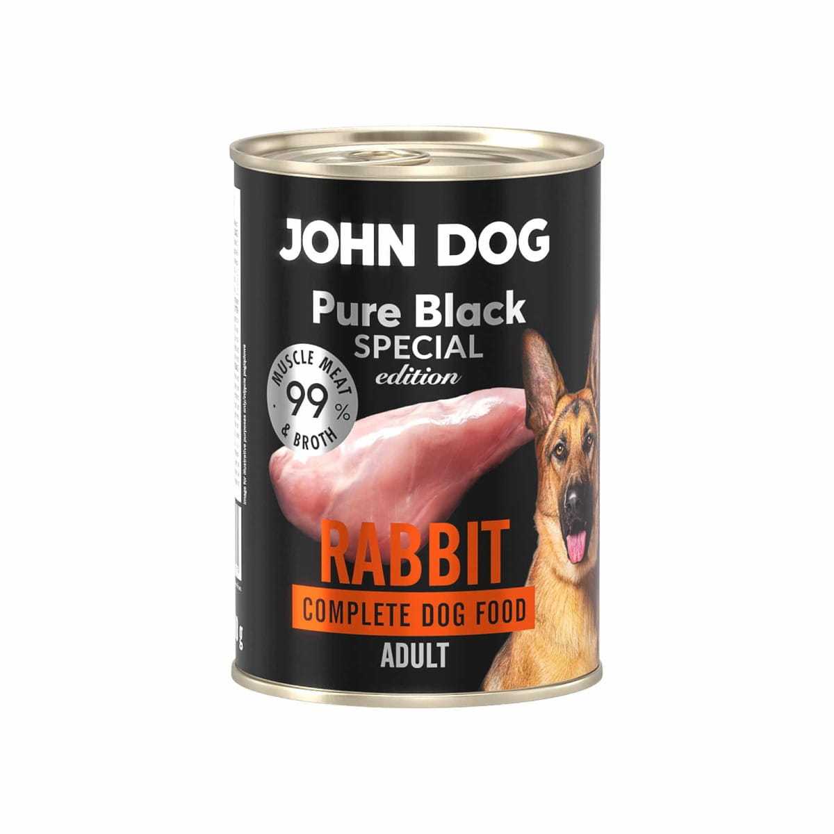 John Dog Pure Black Królik – puszka 400 g