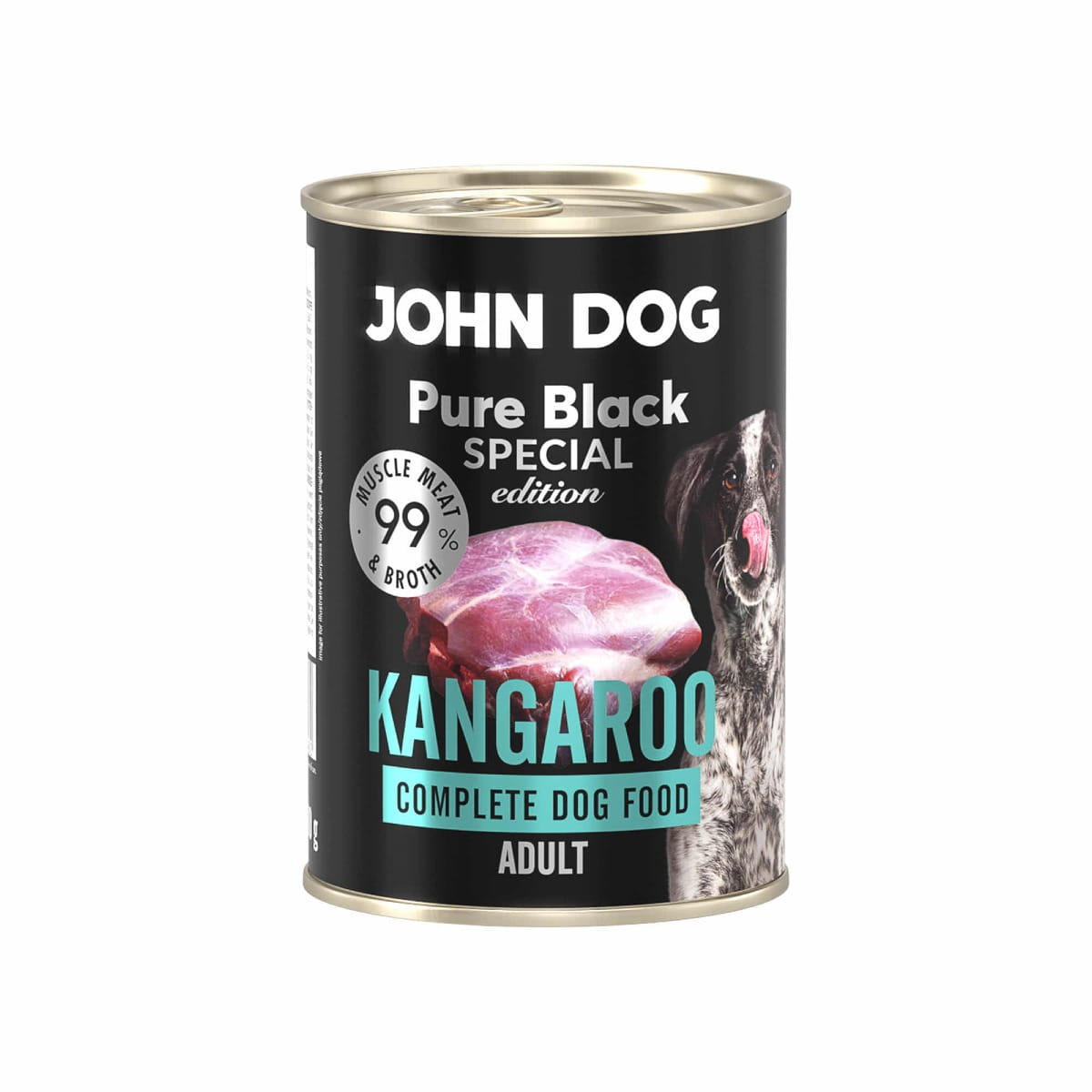 John Dog Pure Black Kangur 400 g – puszka